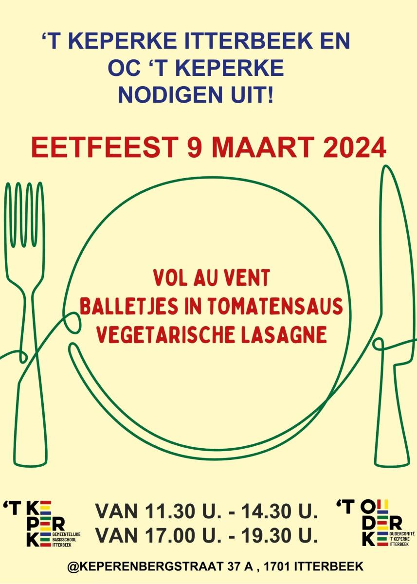 Affiche eetfeest