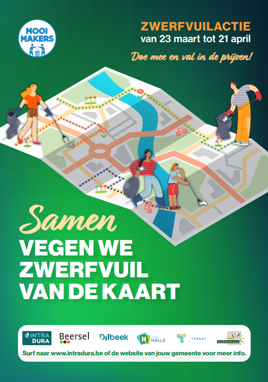 affiche zwerfvuilactie