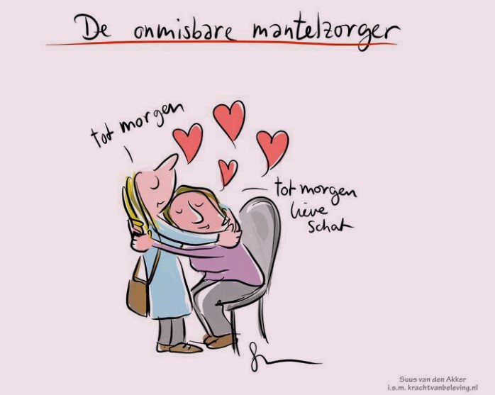 cartoon 'tot morgen, lieve schat'