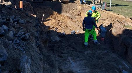 mannen in rioleringswerken