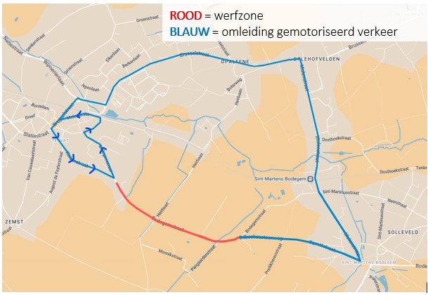 werken bodegemstraat