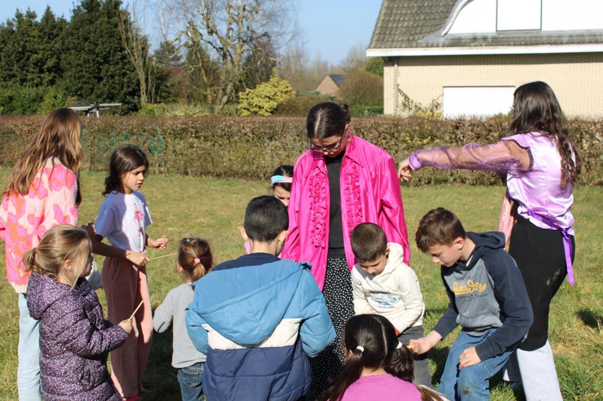 foto van verklede kinderen