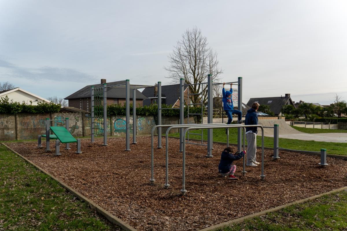 barenpark met sporters