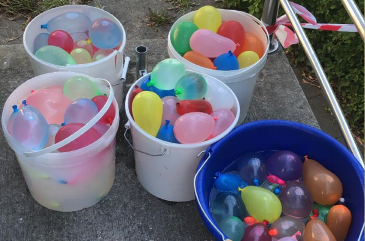 foto van waterballonnen