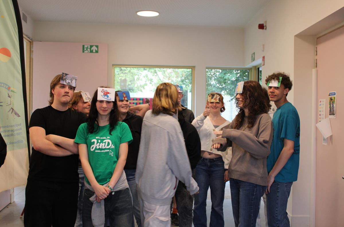 groepsfoto van jobstudenten