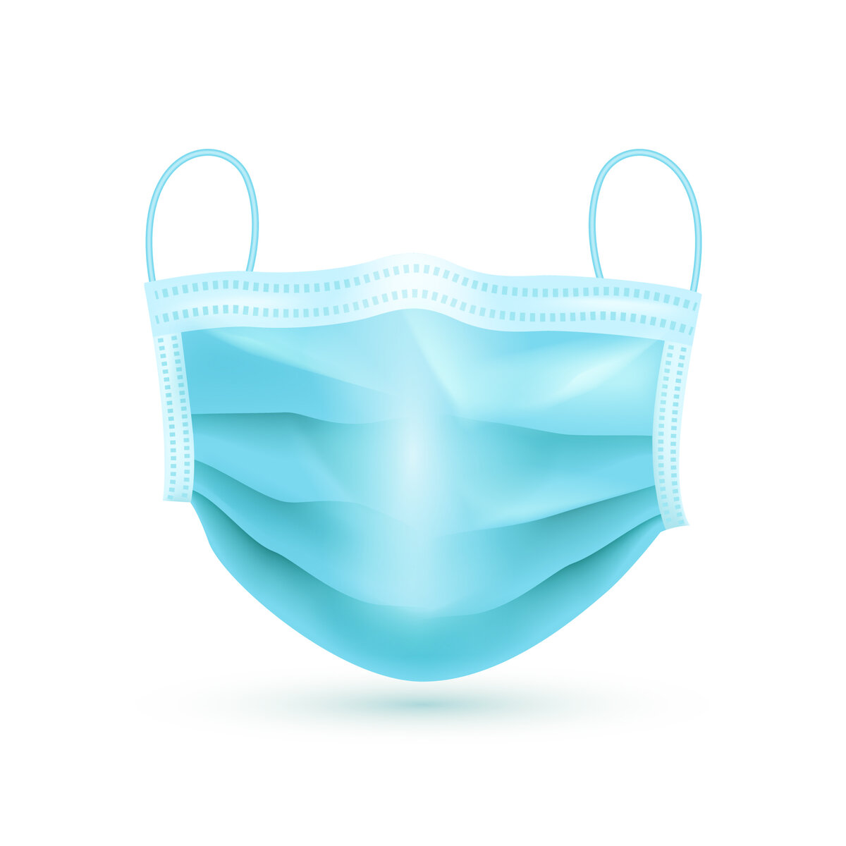 Elke Dilbekenaar krijgt een mondmasker van de gemeente
