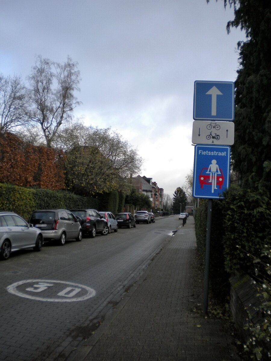 Opnieuw een fietsstraat in Dilbeek