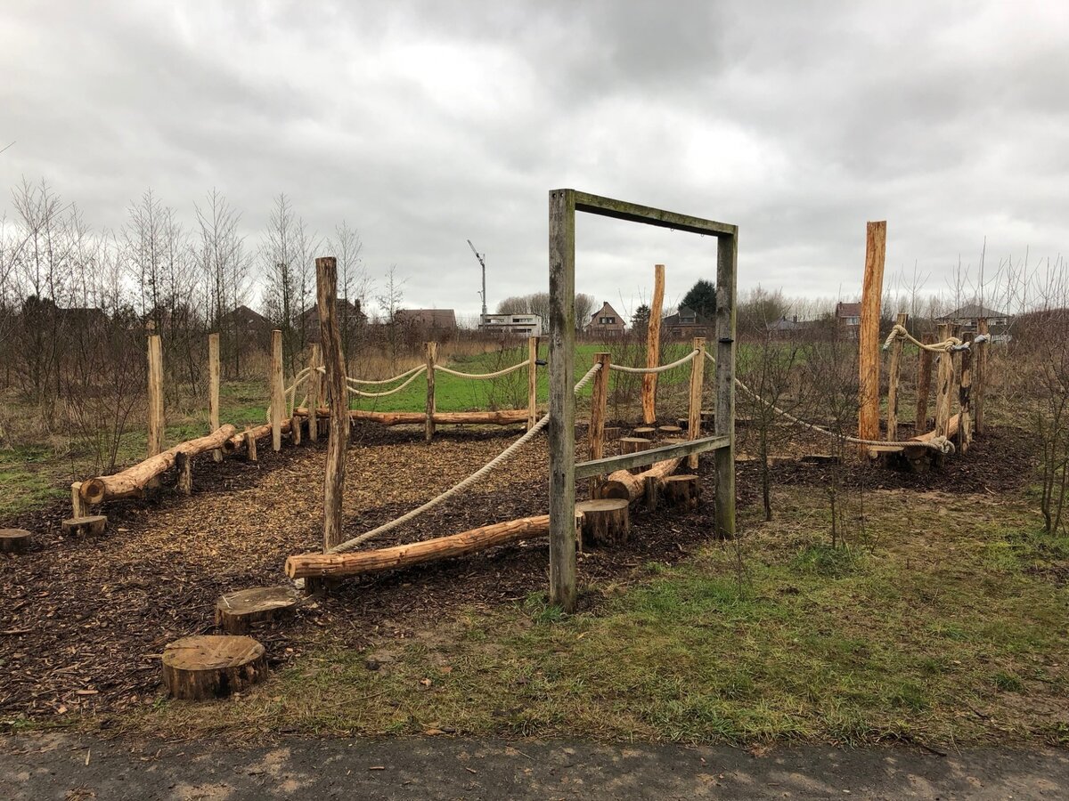 Klauterparcours voor Herdebeekbos