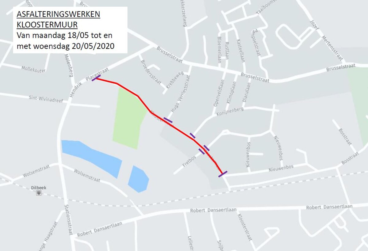 Kloostermuur afgesloten voor afwerking