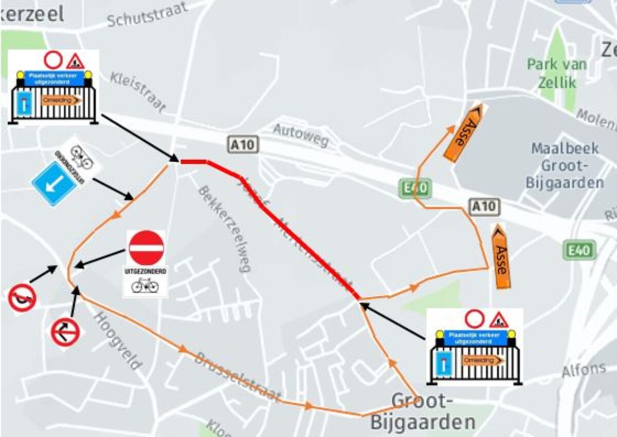 Werken Jozef Mertensstraat in Groot-Bijgaarden gaan van start