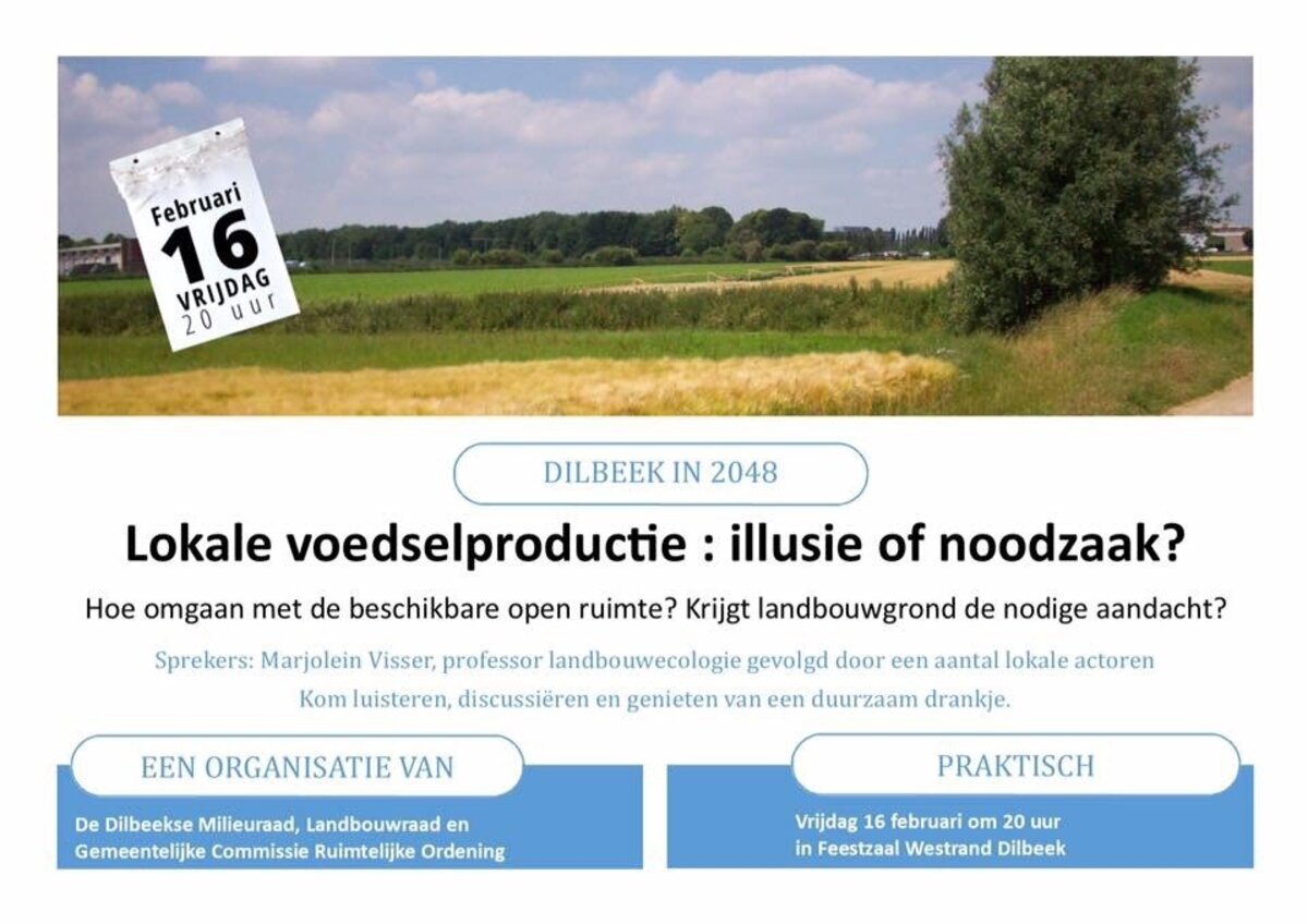 De toekomst van de Dilbeekse landbouwgrond