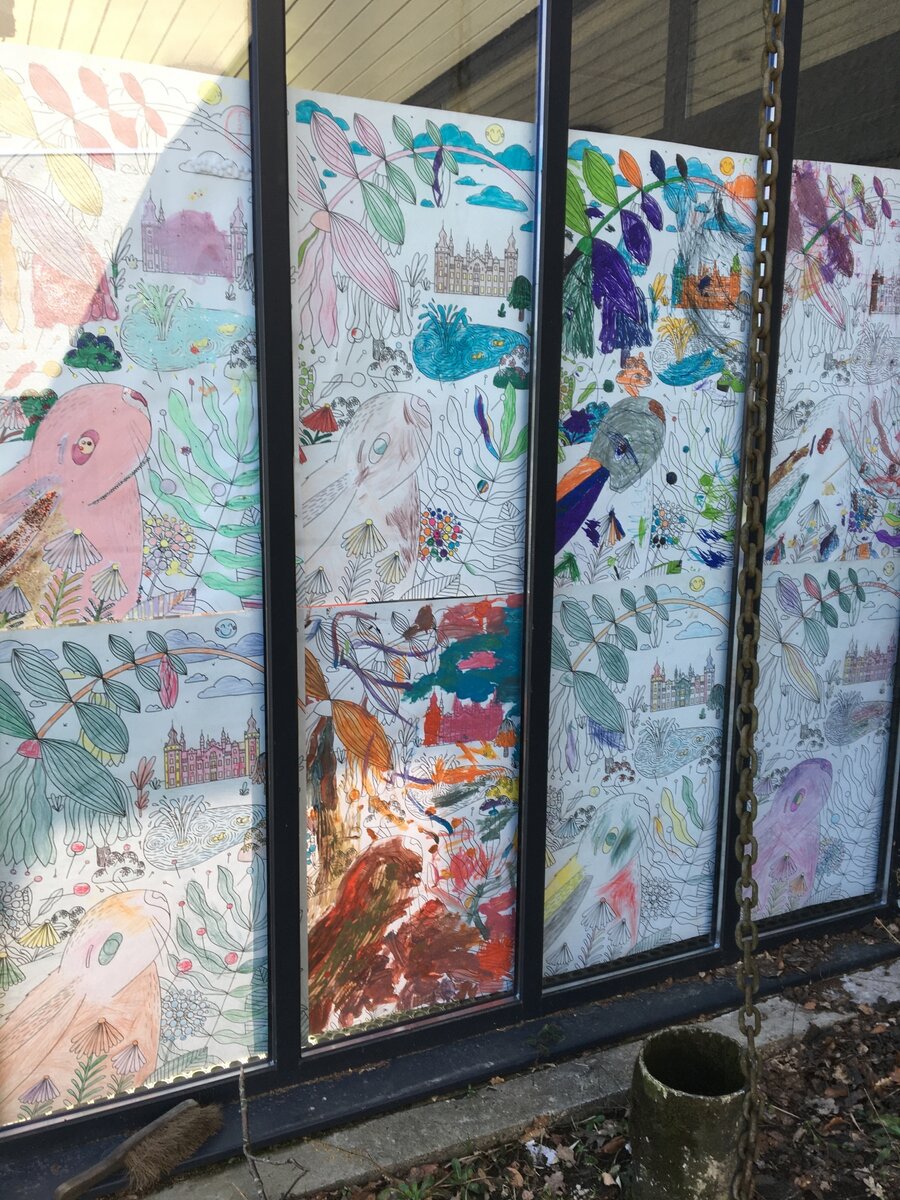   CoKunst: kinderen maken kunstwerkjes
