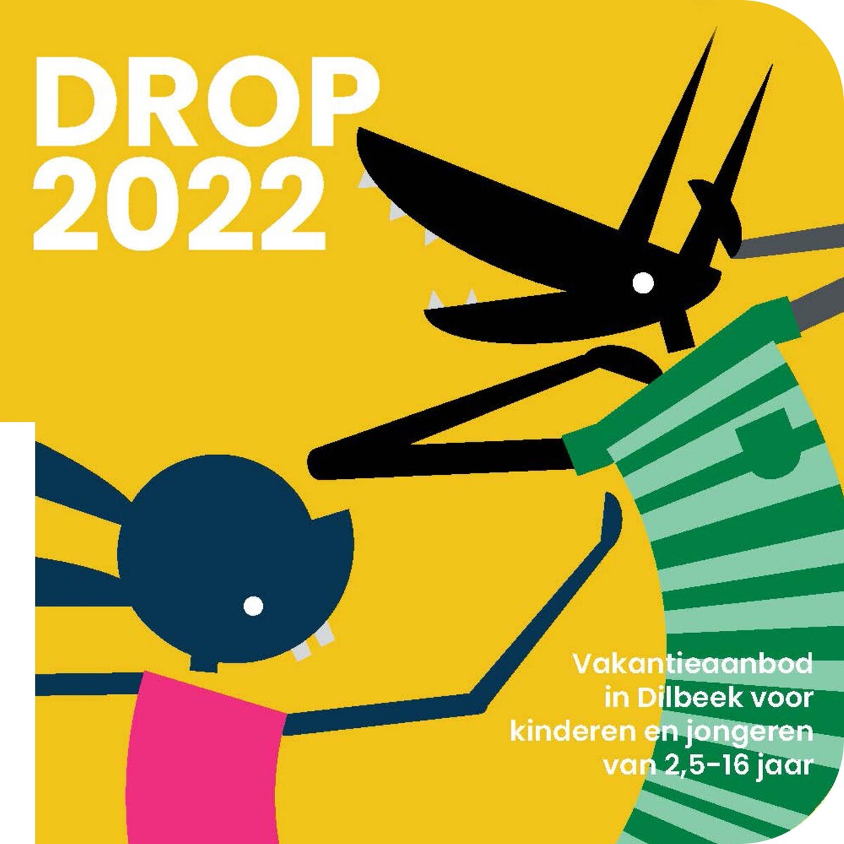 Vakantieaanbod voor kinderen en jongeren in nieuwe DROP-brochure