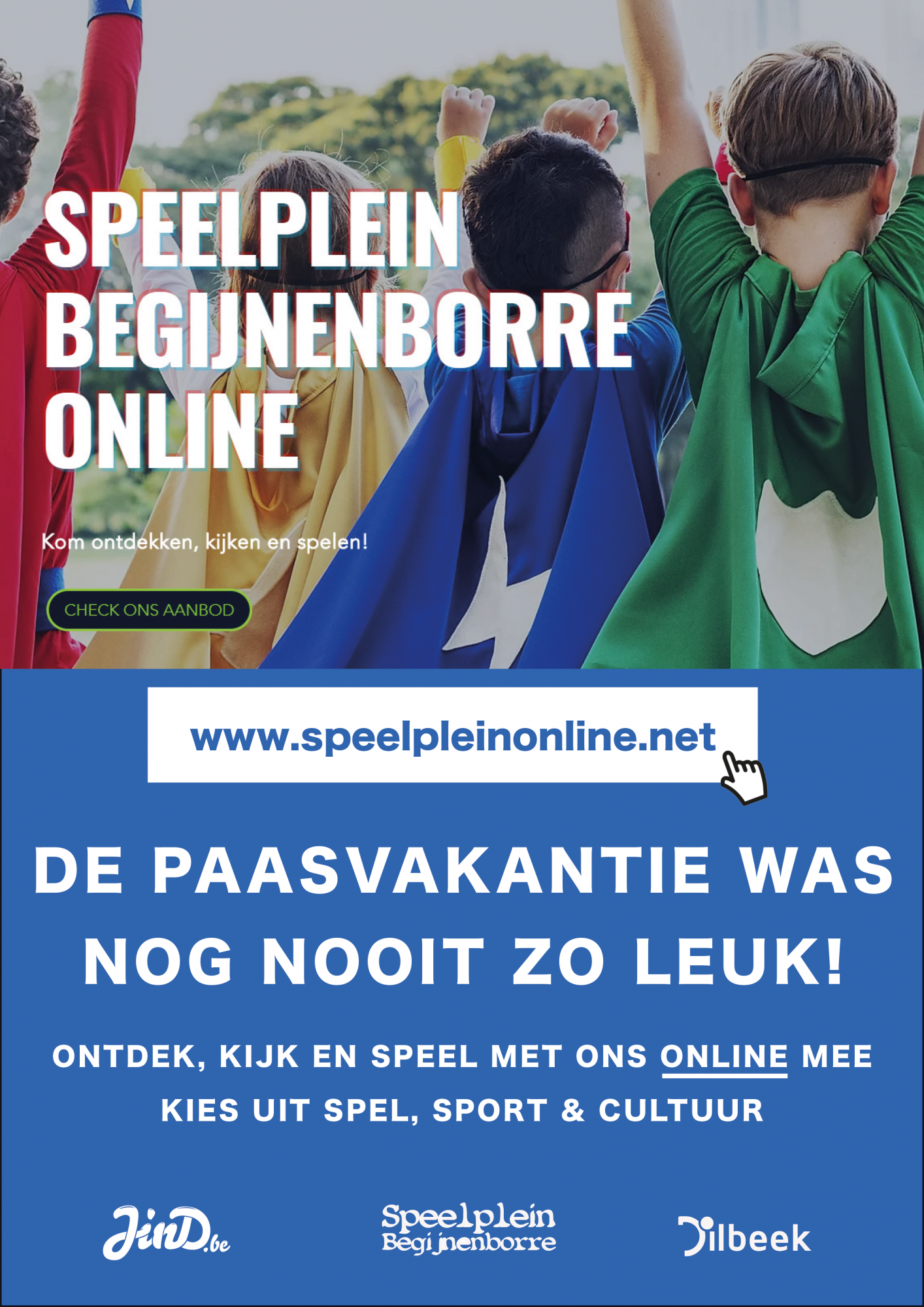 Leuke paasvakantie met spelmagazine en online speelpleinwerking