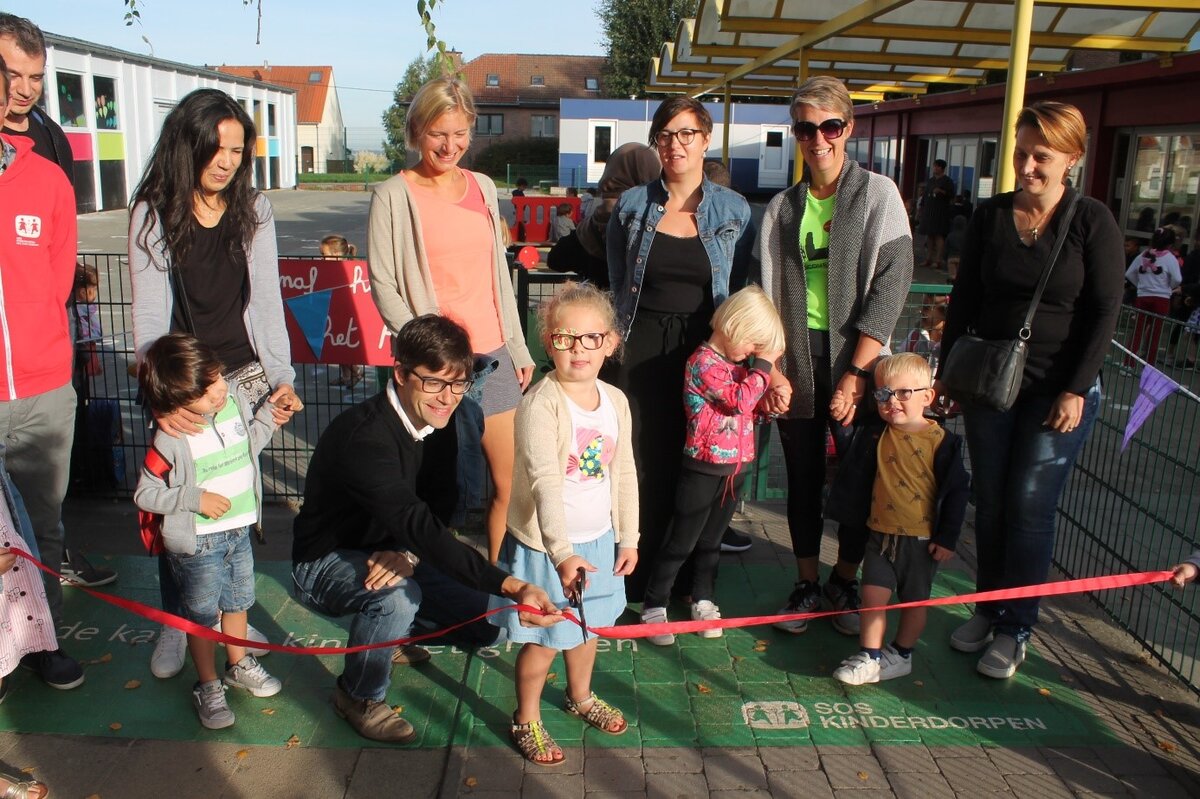 Kus- en knuffelzones voor de Dilbeekse scholen