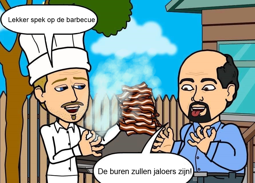 “Is je buur nu weer aan het barbecueën?”
