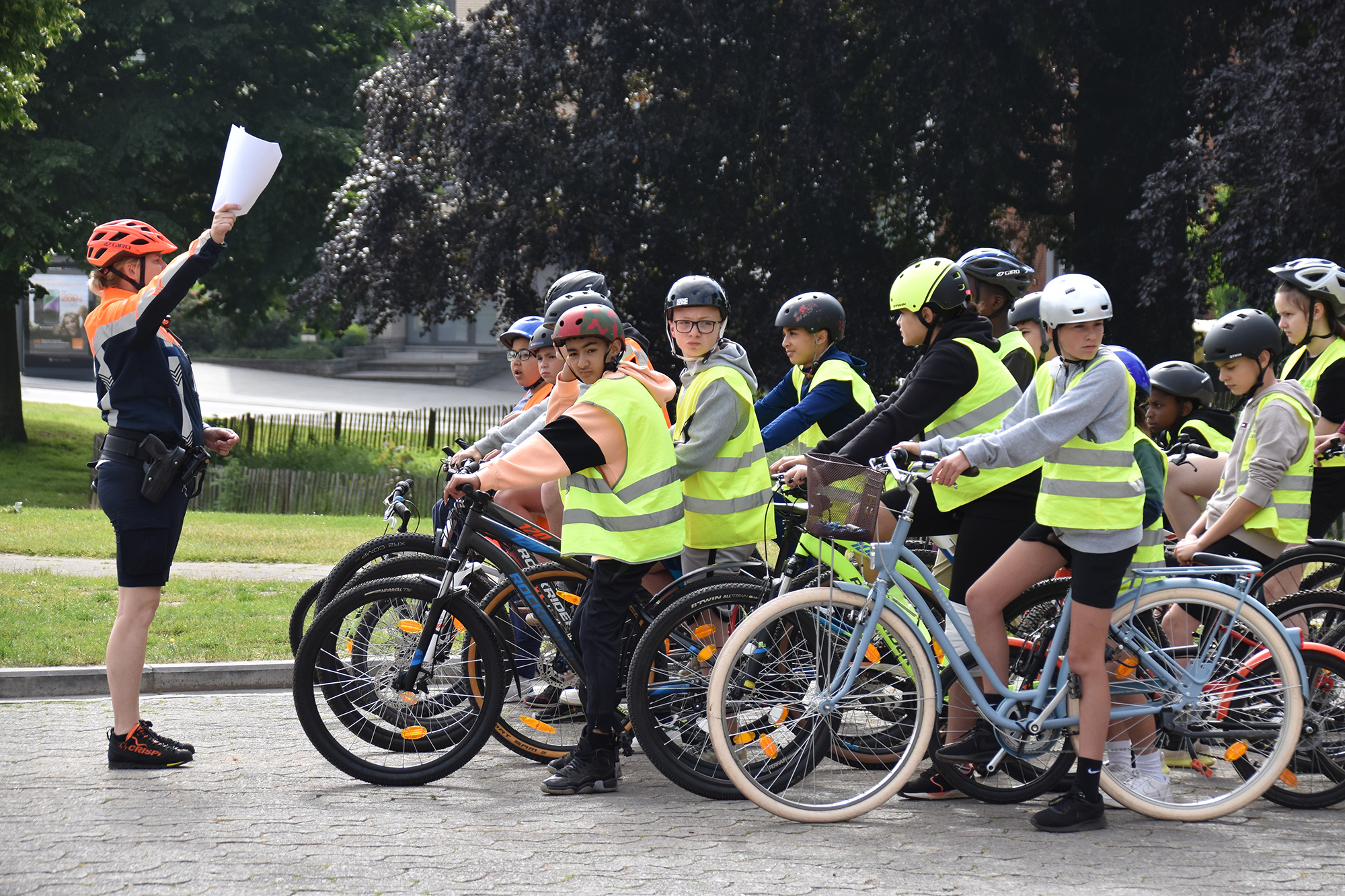 Verkeersfestival leert leerlingen veilig omgaan met het verkeer