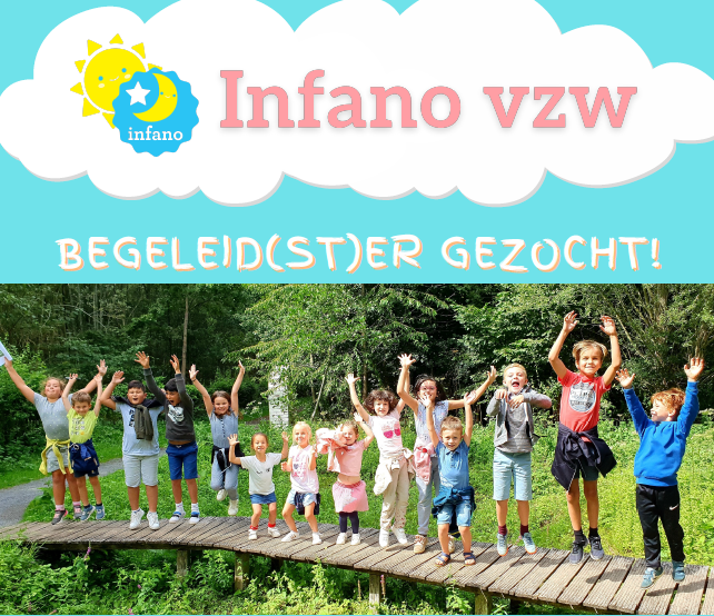 campagnebeeld Infano met springende kinderen