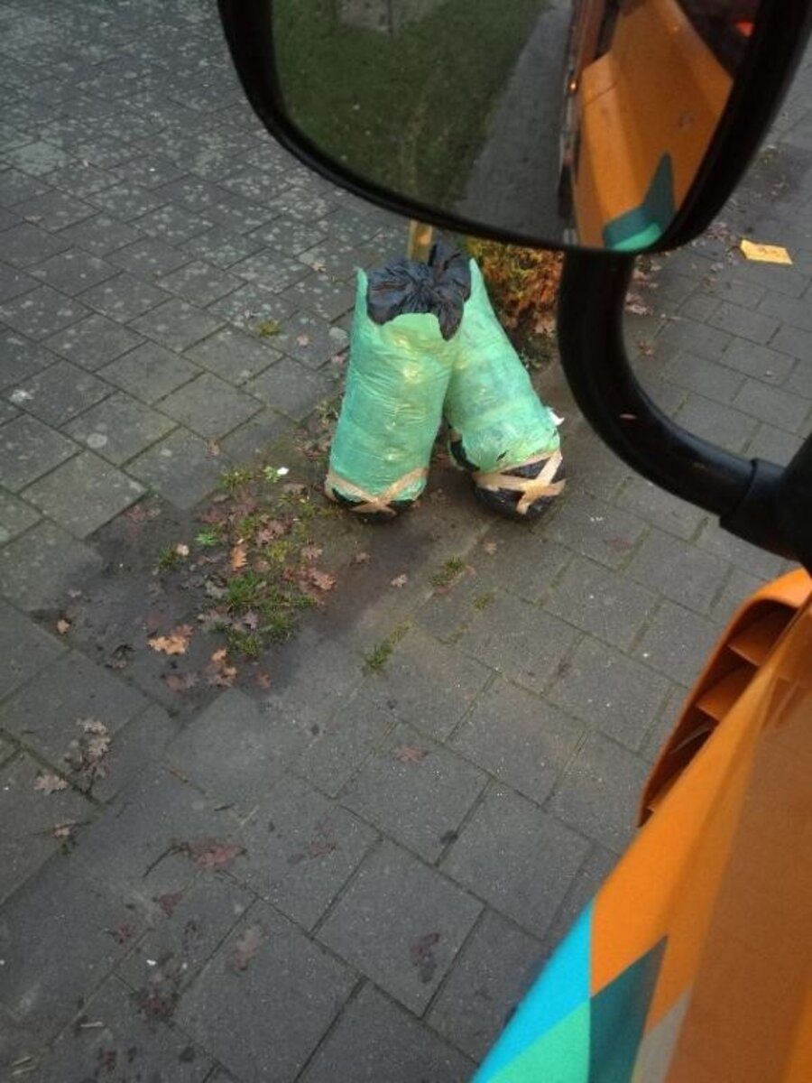 Afvalzakken moeten correct worden aangeboden