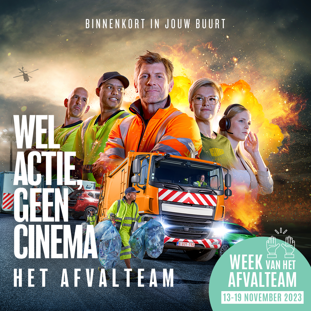 Het afvalteam, wel actie geen cinema!