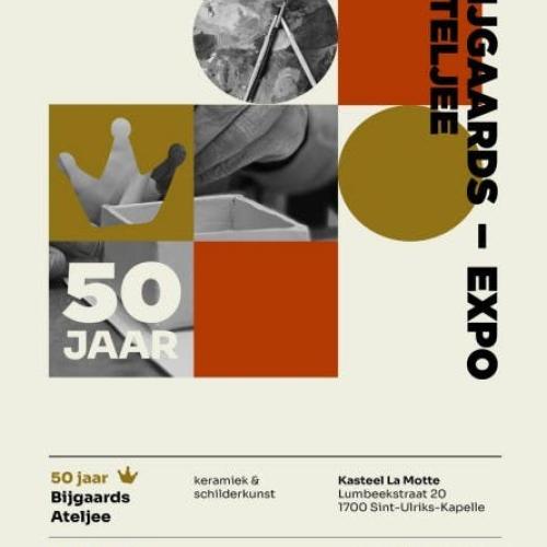 50 jaar creativiteit-Tentoonstelling Bijgaards Ateljee-keramiek, teken- en schilderkunst © Bijgaards Ateljee