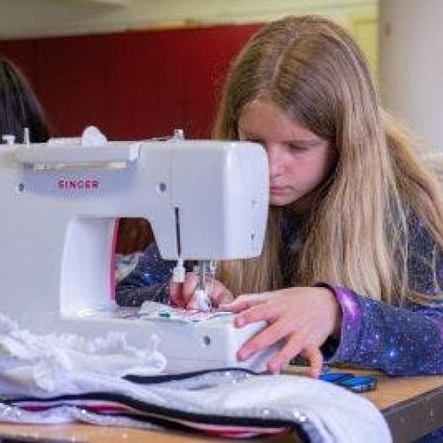 Het naaiatelier © Skillz vzw