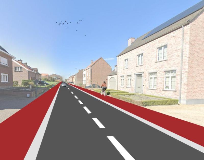 illustratie situatie na werken