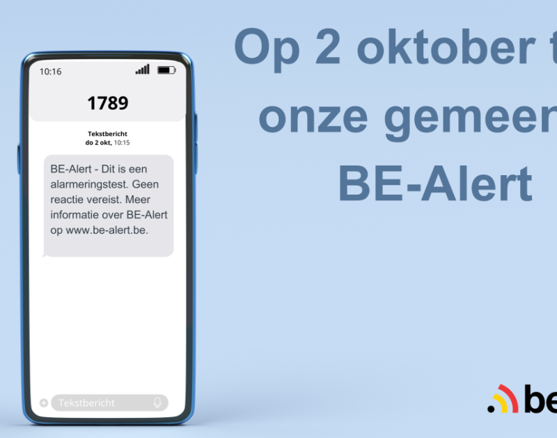 campagnebeeld test be alert