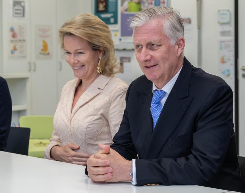 Koningin Mathilde en Koning Filip