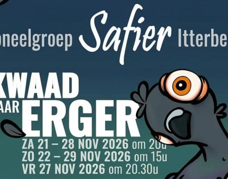 Komedie 'Van kwaad naar erger' © Toneelgroep Safier