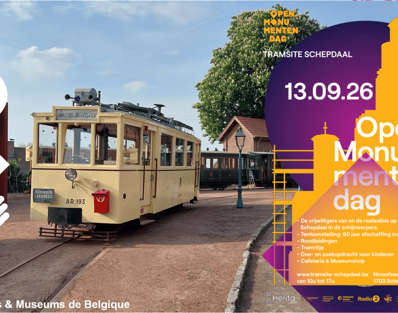 OMD 2026: In Goede handen - Tramsite Schepdaal © Open Monumentendag