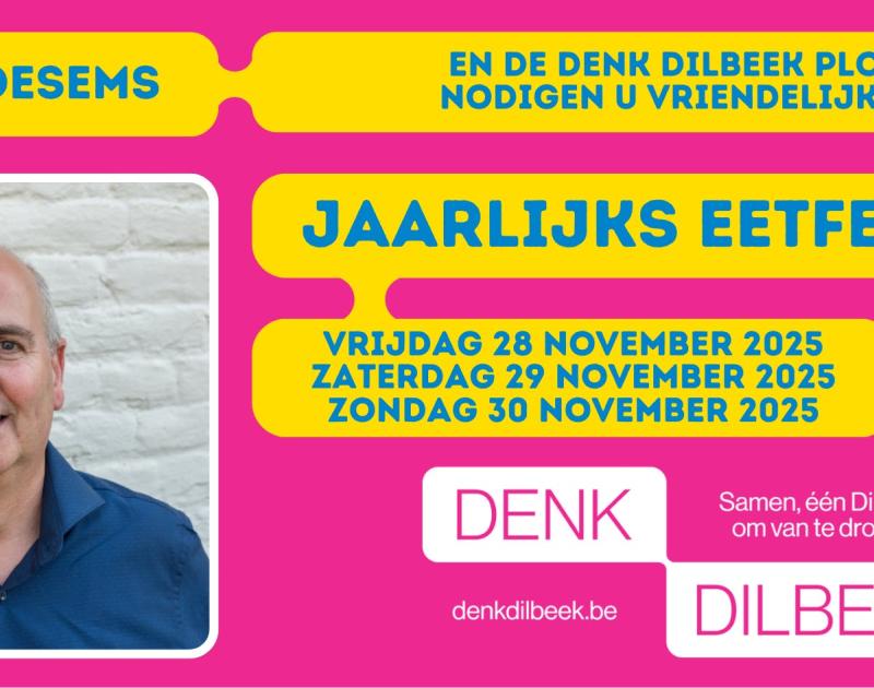 Eetfestijn gemeenteraadslid Gino Roesems - Denk Dilbeek © Denk Dilbeek