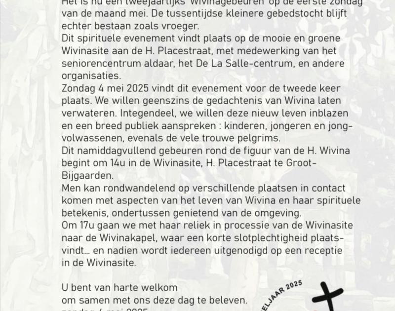 WIVINA 2.0 © Processiecomitee Groot-Bijgaarden