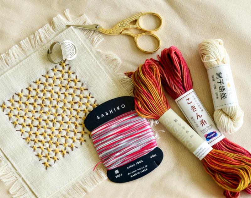 Sashiko Stikken voor beginners: Ontdek de Kunst van Japans Borduurwerk © Eri Umegae