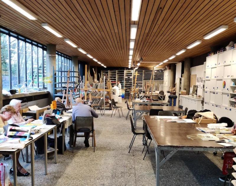 Kleur & Palet - vrij schilderatelier - voorjaar 2025 © KLEUR & PALET