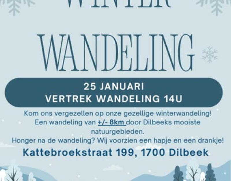 Winterwandeling © Fedasil Dilbeek