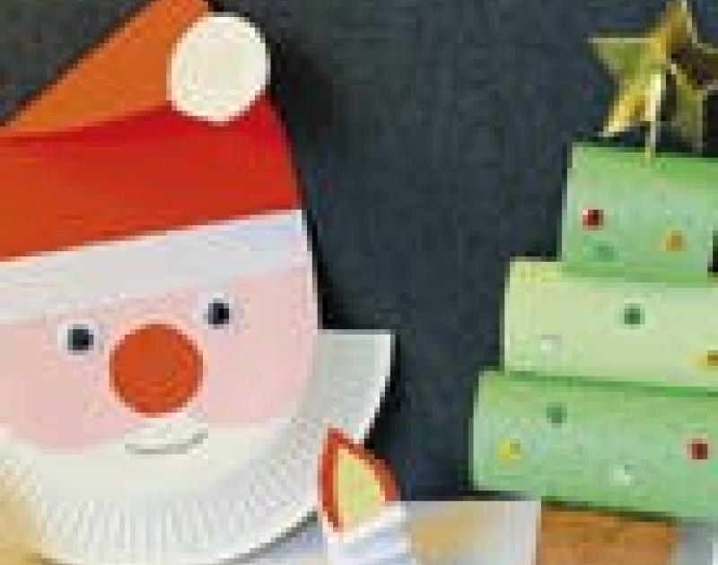 Huis van het Kind Dilbeek - Spel en ontmoeting - knutselen thema Kerst © onbekend