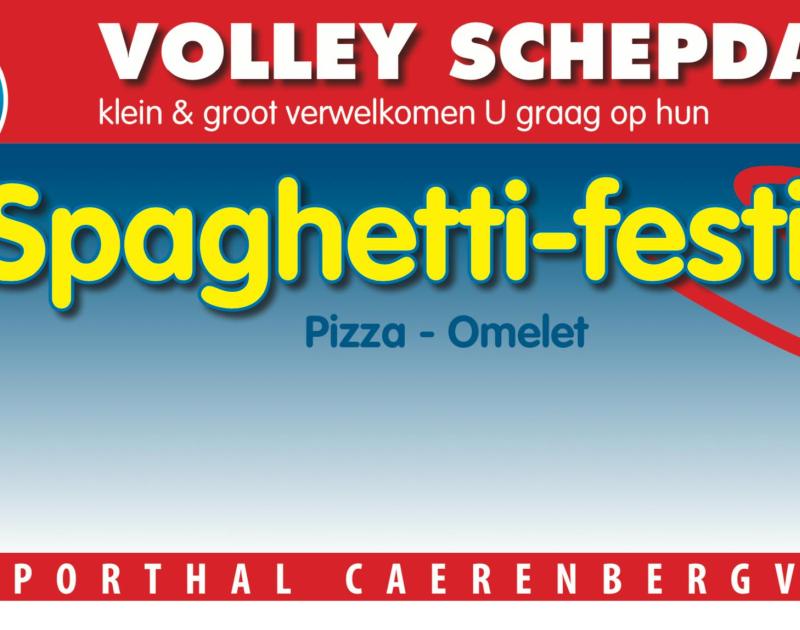 Spaghetti-, pizza- en omeletfestijn Volley Schepdaal © VS