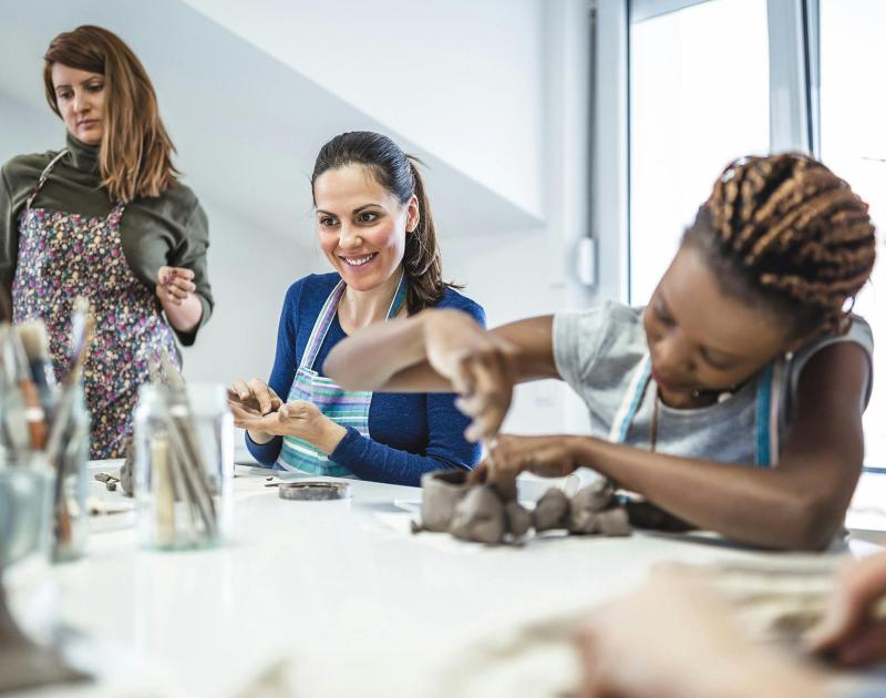Een bloemstuk voor Kerst © NoSystem images
