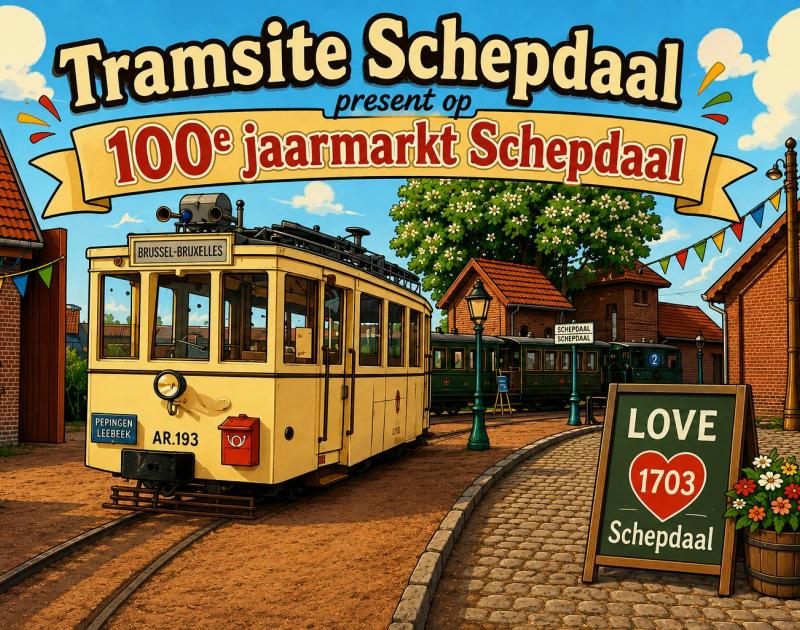 100e Jaarmarkt Schepdaal © Tramways & Museums BE