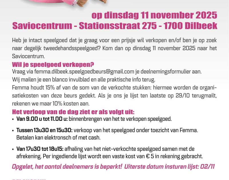 Tweedehands speelgoedbeurs © Vangindertael Vanessa