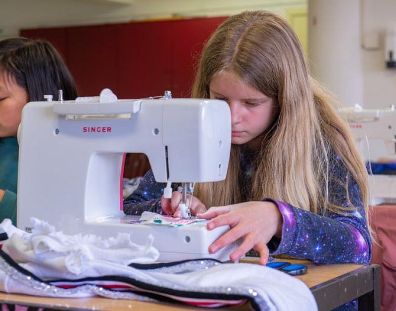 Het naaiatelier © Skillz vzw