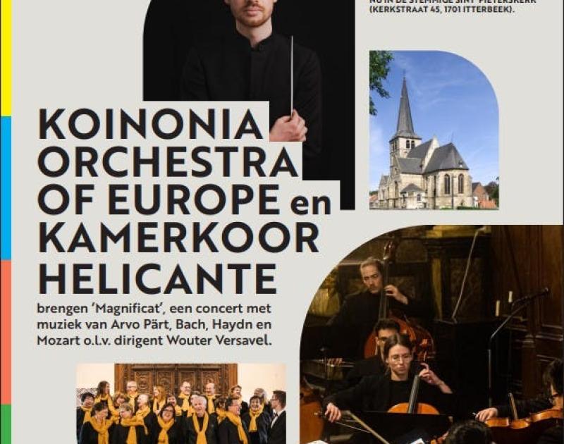 MAGNIFICAT - Koinonia Orchestra of Europe en Kamerkoor Helicante brengen klassieke muziek © Neos Dilbeek