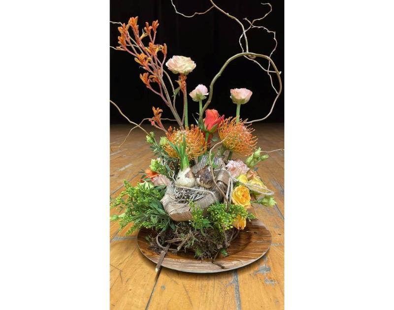 Bloemschikken met Leslie. © Ferm Sint-Martens-Bodegem