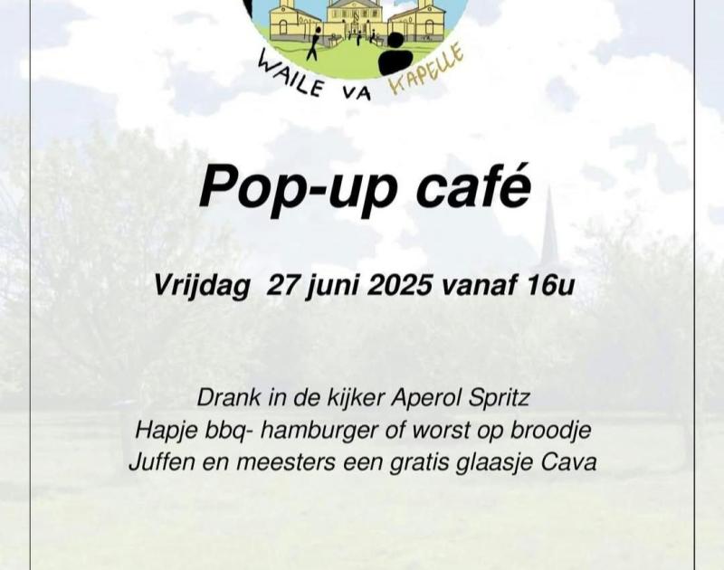 Pop-up café © Ann Bruylandt