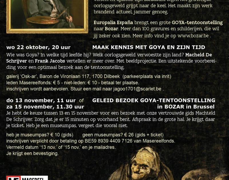 Maak kennis met Goya en zijn tijd © masereelfonds dilbeek