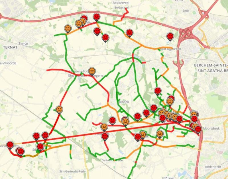 Schoolroutekaart toont veiligste fietsweg naar school