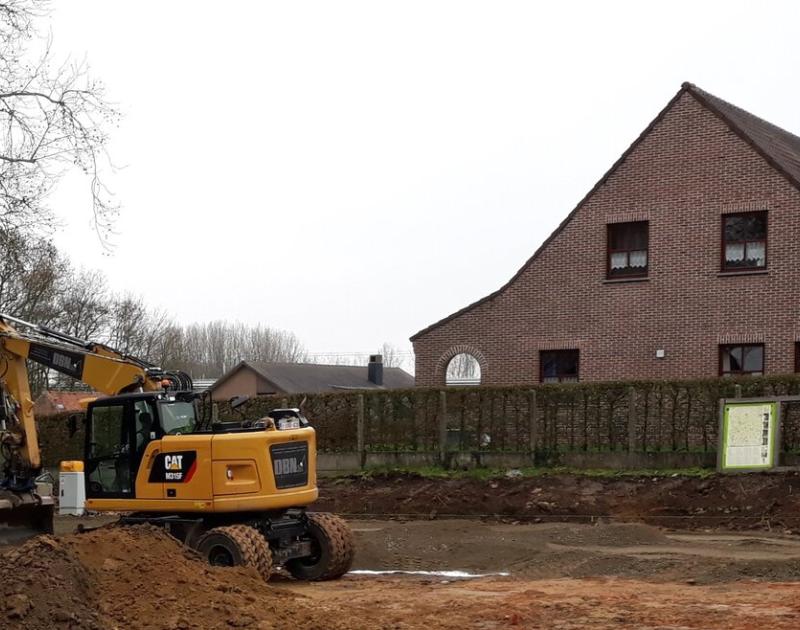 Herdebeekstraat te Sint-Anna-Pede: Aanleg nieuwe parking