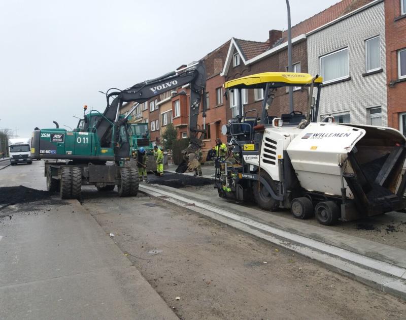 Dansaertlaan te Dilbeek en Groot-Bijgaarden: heraanleg wegenis en riolering