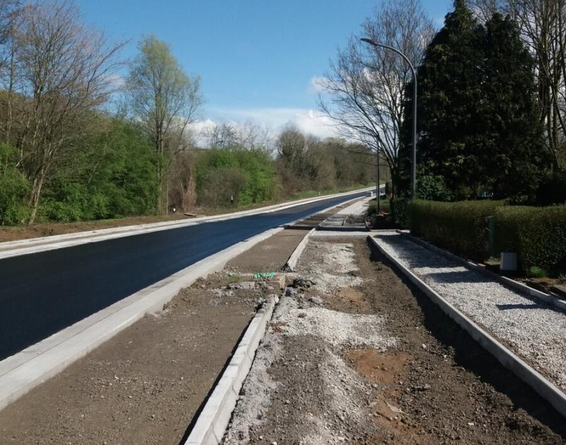 Dansaertlaan te Dilbeek en Groot-Bijgaarden: heraanleg wegenis en riolering